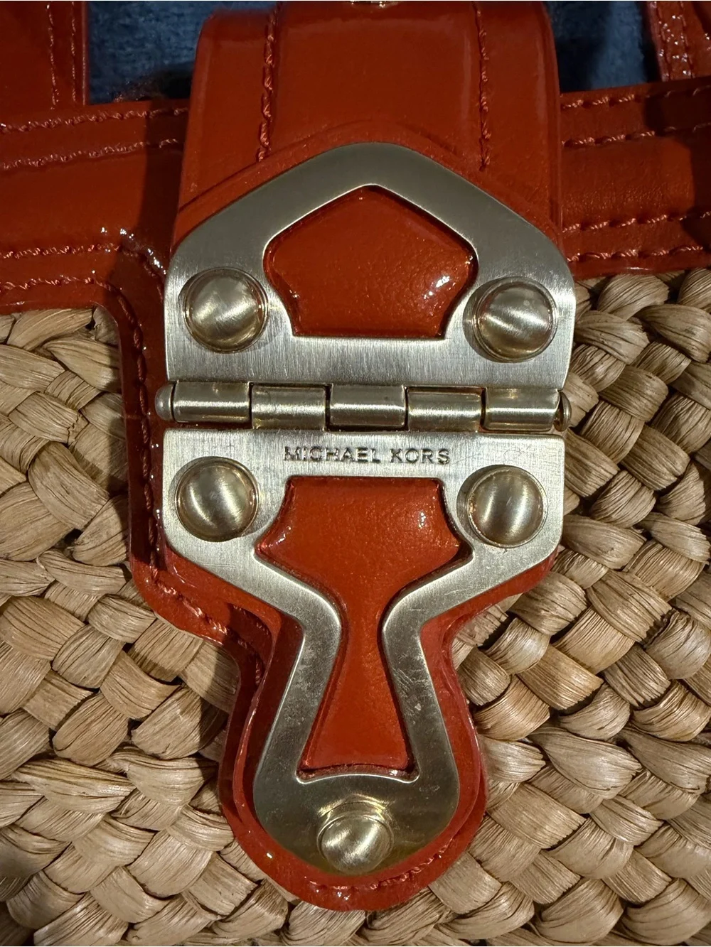 Michael Kors Woven Straw Bag